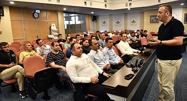 Bursa Osmangazi'de güvenlik personeline 'stres' eğitimi