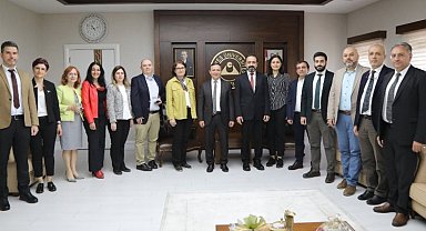 TÜSEB heyetinden ERÜ'ye ziyaret