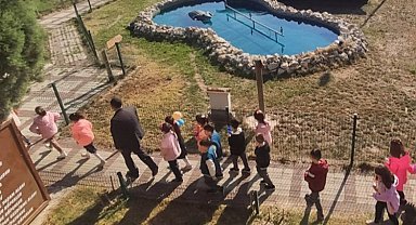 Kütahya'da miniklerden can dostlara ziyaret