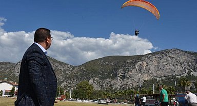 Muğla Milas'ta havada heyecan