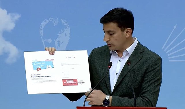 CHP'den üniversite öğrencileri için 'Demokrasi Bileti' kampanyası