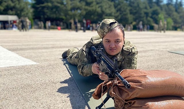 Engelli bireyler için temsili askerlik töreni düzenlendi