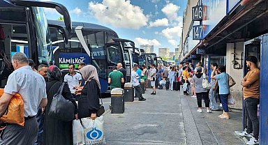 15 Temmuz Demokrasi Otogarı'nda bayram öncesi yoğunluk yaşandı