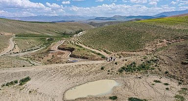 150 hektarlık arazi suya kavuştu