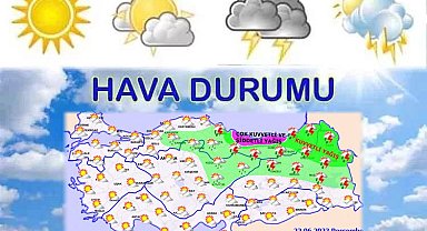 4 şehre şiddetli yağış uyarısı
