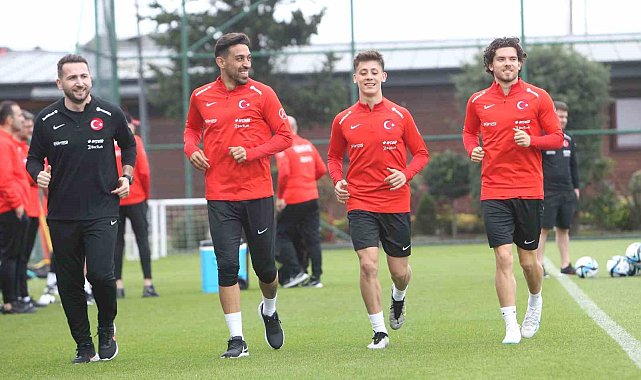A Milli Futbol Takımı, Letonya maçı hazırlıklarını sürdürdü