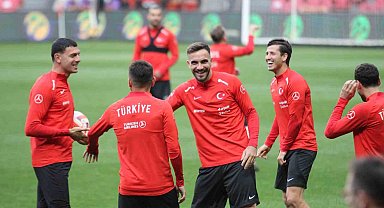 A Milli Takım, Galler maçı hazırlıklarını tamamlandı