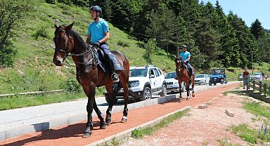 Abant'ta atlı jandarma timi görev yapacak