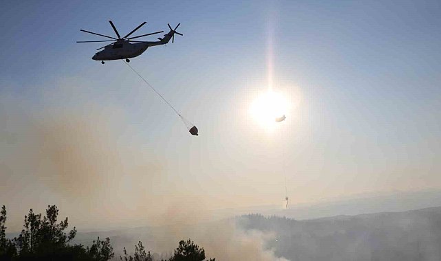 Adana'da orman yangını kısmen kontrol altına alındı