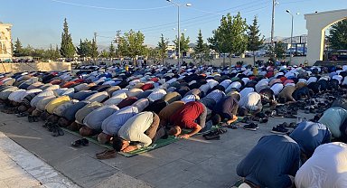 Adıyaman'da bayram namazı eda edildi