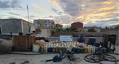 Ağrı'da 5 bin litre akaryakıt ele geçirildi