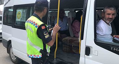 Ağrı'da Jandarmadan trafik denetimi