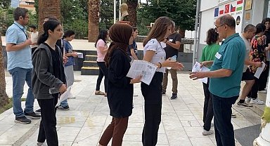 Alaşehir'de ilk kez üniversite sınavı yapıldı