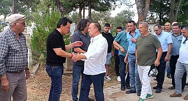 Ali Ağaoğlu arkadaşını acı gününde yalnız bırakmadı