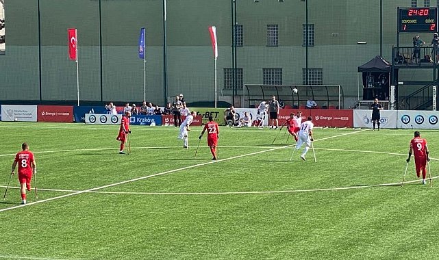 Ampute Futbol Uluslar A Ligi'nde Türkiye ikinci oldu