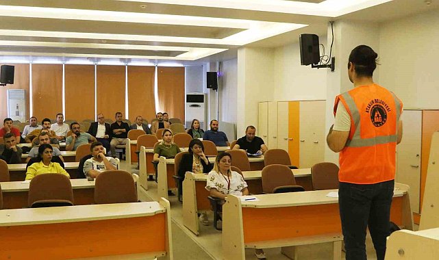 Atakum'da afet eğitimi
