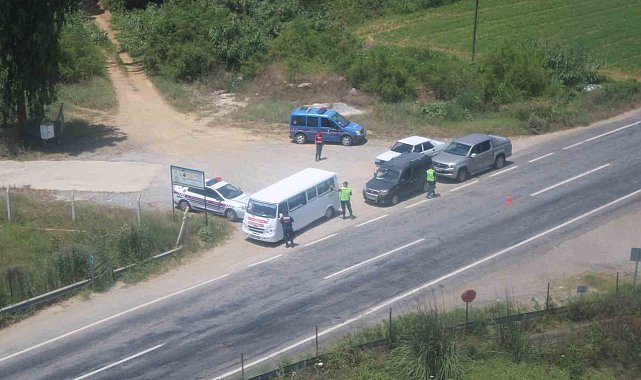 Aydın'da hava destekli trafik denetimi