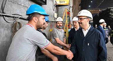 Bakan Kacır'dan sanayi tesislerine bayram ziyareti