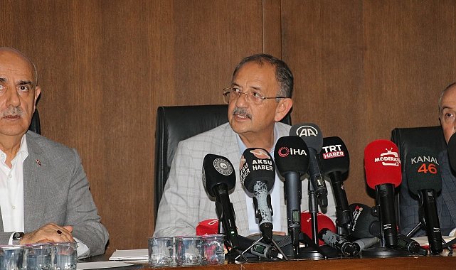 Bakan Özhaseki Kahramanmaraş'ta konuştu
