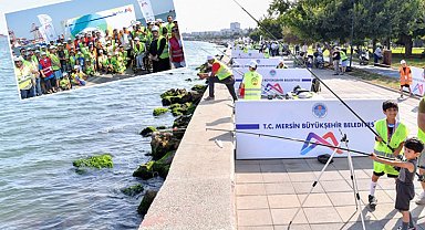 Balık tutmak için kıyasıya yarıştılar