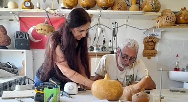 Balıkesir'de su kabaklarına hayat veriyorlar