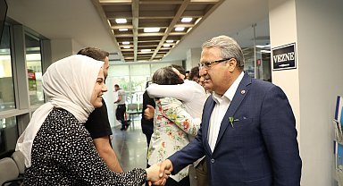 Başkan Çerçi belediye personeliyle bayramlaştı
