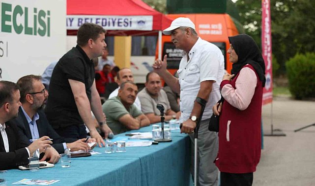 Başkan Dinçer mahalle sakinlerini dinledi