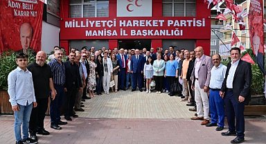 Başkan Ergün, MHP il teşkilatı ile bayramlaştı