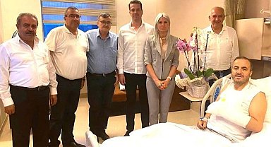 Başkan V. Subaşı Cafer Elmas'ı ziyaret etti