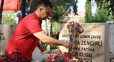Başkan Yücel şehitleri ve kimsesizleri unutmadı