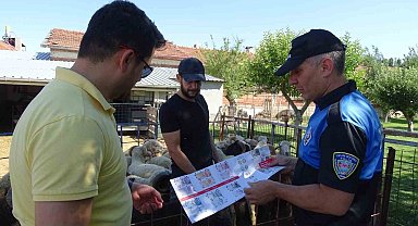 Bayram öncesi vatandaşlara dolandırıcılık ve sahtekârlıklarla ilgili bilgilendirme çalışması