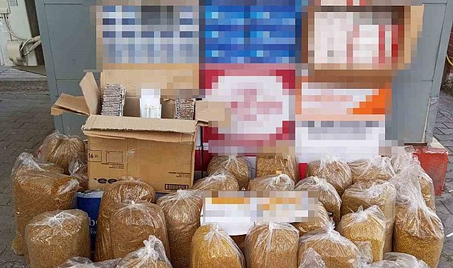 Bigadiç'te kaçak tütün operasyonu