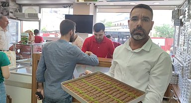 Bingöl'de tatlıcıların bayram mesaisi