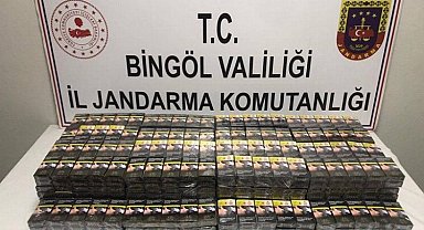 Bingöl'de kaçak sigara operasyonu