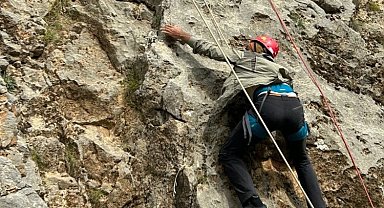 Bingöllü dağcılar eğitimde