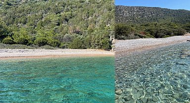 Bodrum sahilleri pırıl pırıl