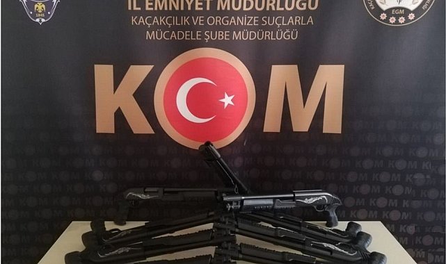 Burdur'da kaçak silah operasyonu