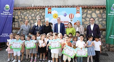 Bursa İnegöl'de Beşinci Mevsimin minikleri karnelendi