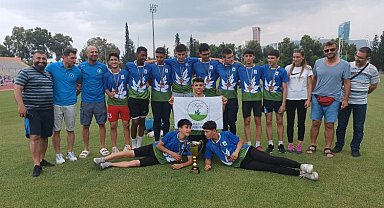 Bursa Osmangazili atletler Türkiye üçüncüsü