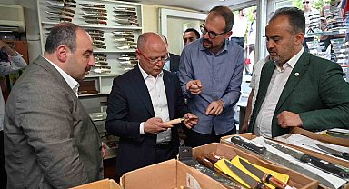 Bursa'da bıçakçılarda bayram telaşı