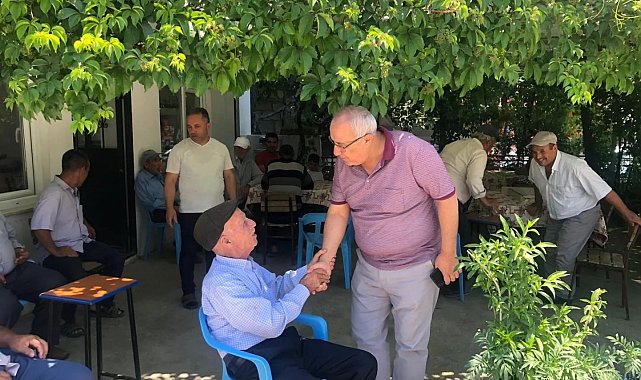 Çameli Belediye Başkanı Cengiz Arslan bayram buluşmalarını sürdürüyor