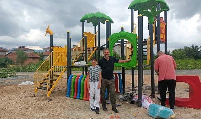 Çocuk parkı Kurban Bayramından önce hizmete sunulacak