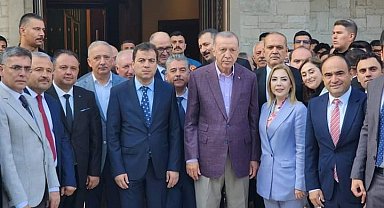 Cumhurbaşkanı Erdoğan bayram namazını Muğla'da kıldı