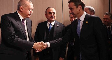 Cumhurbaşkanı Erdoğan ve Yunanistan Başbakanı Miçotakis NATO Zirvesi'nde bir araya gelecek