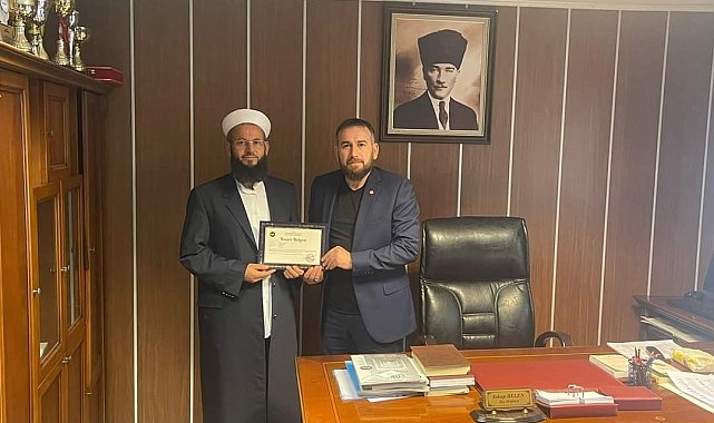 Deprem bölgesinde görev yapan din görevlilerine 'başarı belgesi'