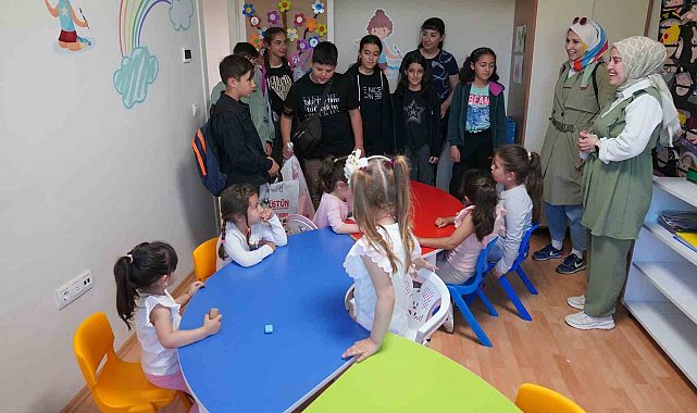 Deprem mağduru çocuklarla buluştular