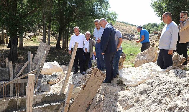 DİSKİ kırsal mahallelerin su sorununu çözmeye devam ediyor