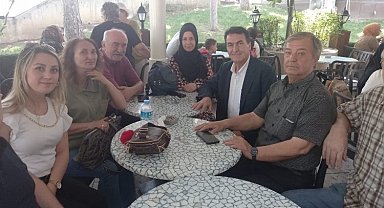 DSP'den Mustafa Dündar'a ziyaret