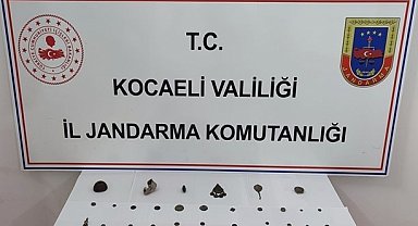 Durdurulan araçta 28 tarihi eser ele geçirildi