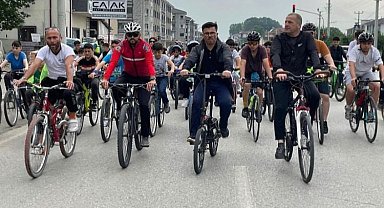 Düzce pedal çevirdi